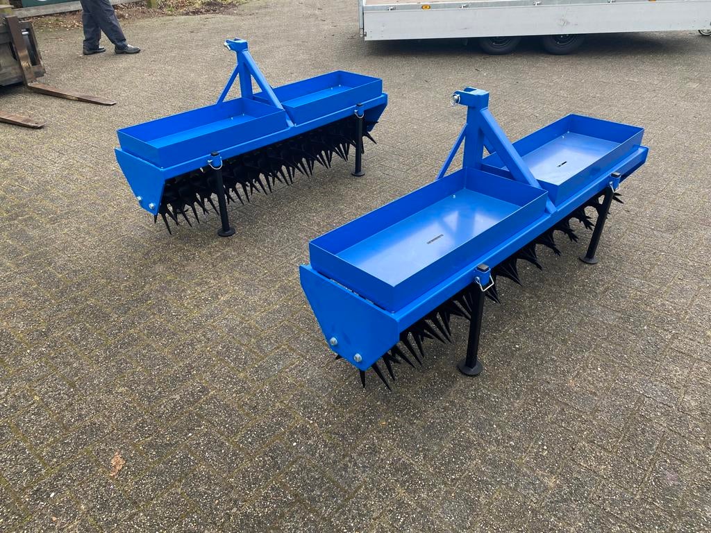 Gazon beluchter en landrol, Ophalen