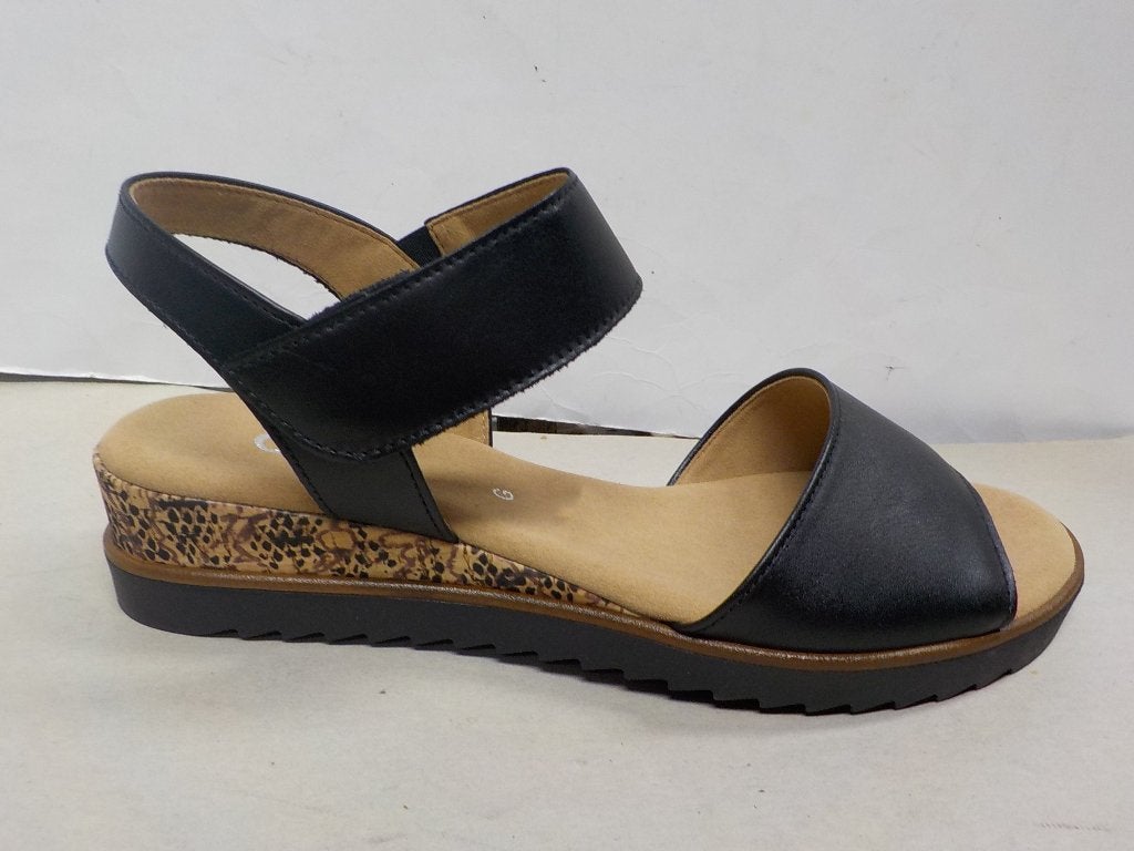 Gabor zwarte sandalen maat 40 1/2, Joachim-Gabor-Platz 1, 83024 Rosenheim, Germany, Zwart, Nieuw, Gabor Shoes AG