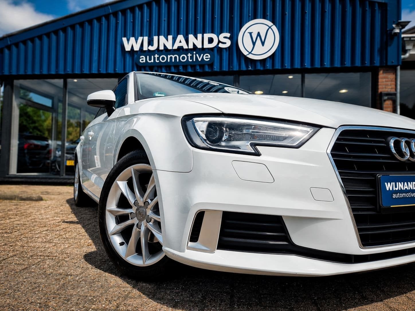 Audi A3 Sportback 1.0 TFSI Design Pro Line Plus Trekhaak Led, Auto's, Dealer onderhouden, Euro 6, Wit, Bedrijf