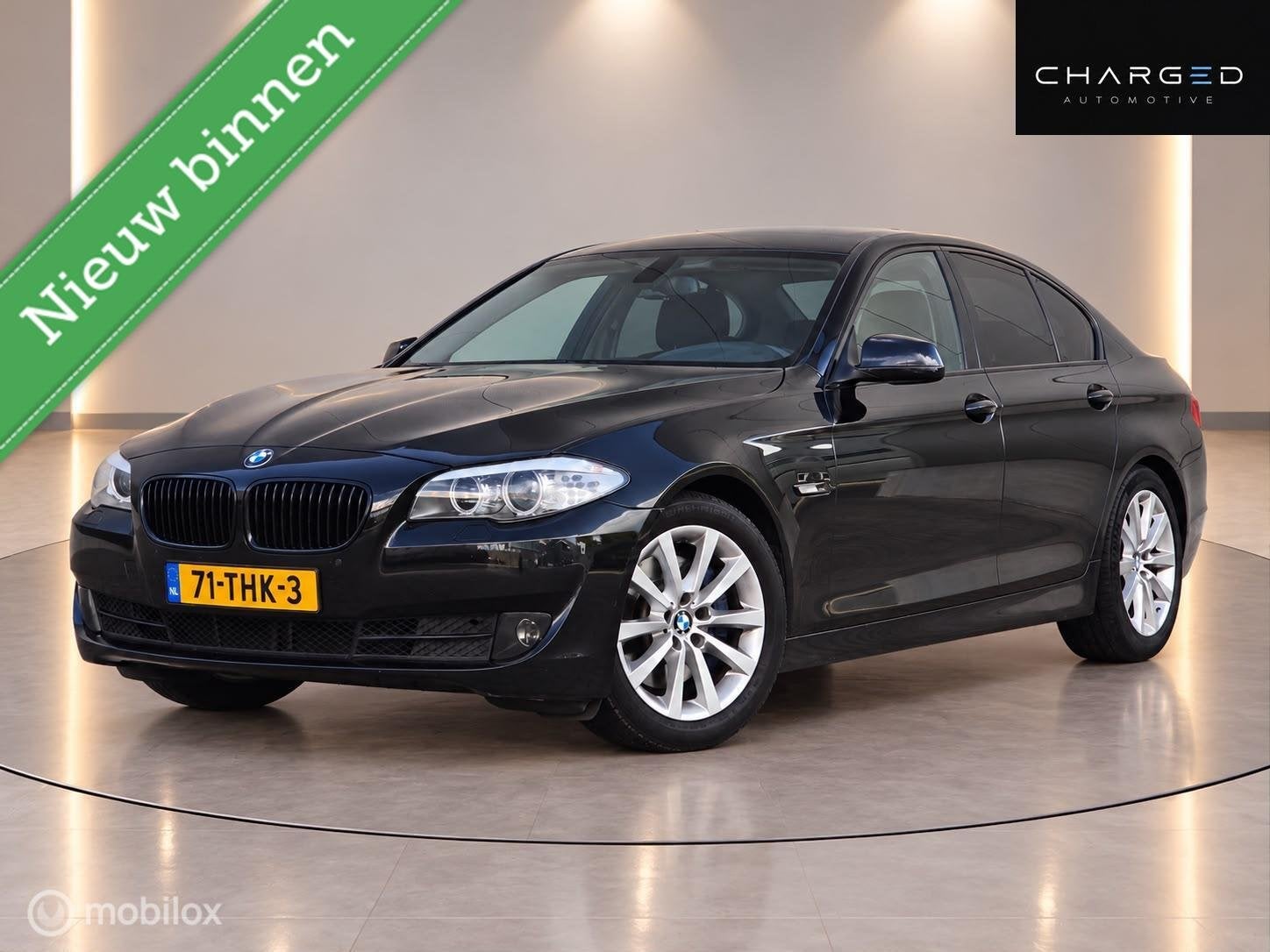 BMW 5-serie 528i High Executive 2012 NL Auto, Auto's, Automaat, Euro 5, Achterwielaandrijving, Gebruikt