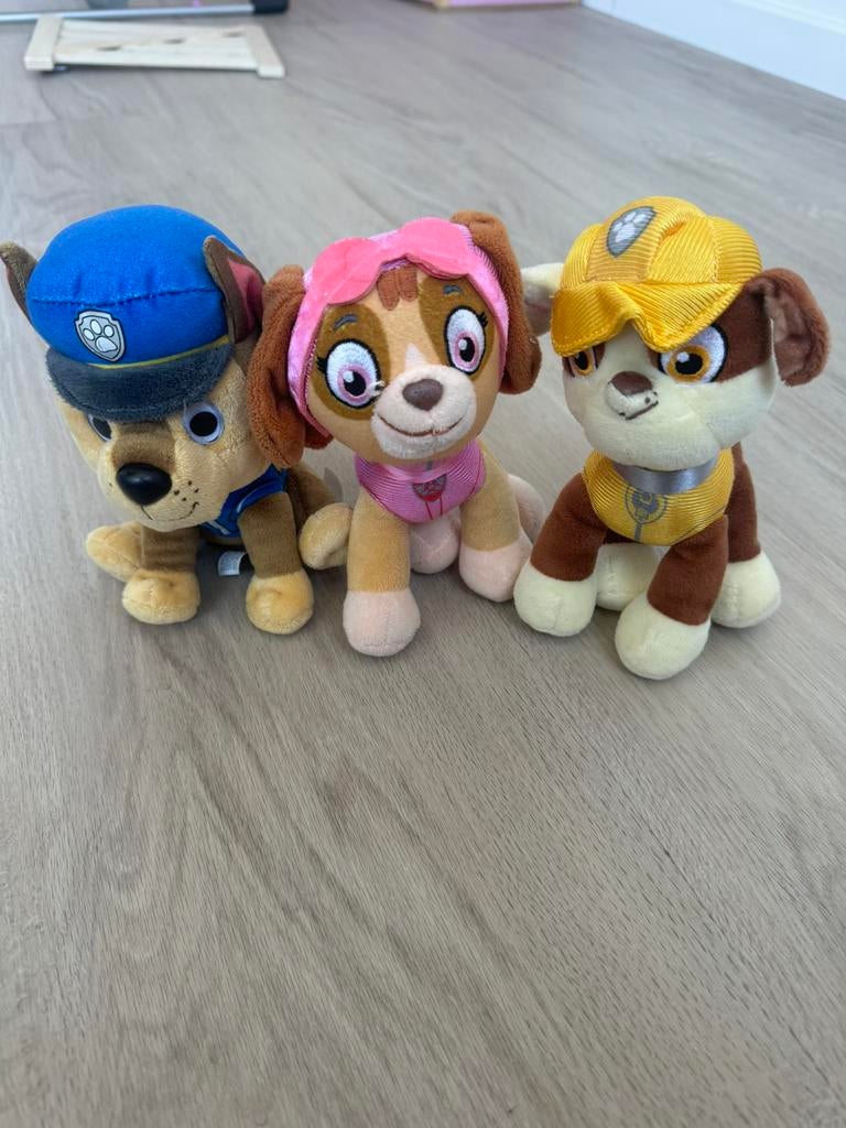 Paw patrol knuffels, Kinderen en Baby's, Speelgoed | Knuffels en Pluche, Ophalen, Zo goed als nieuw, Hond