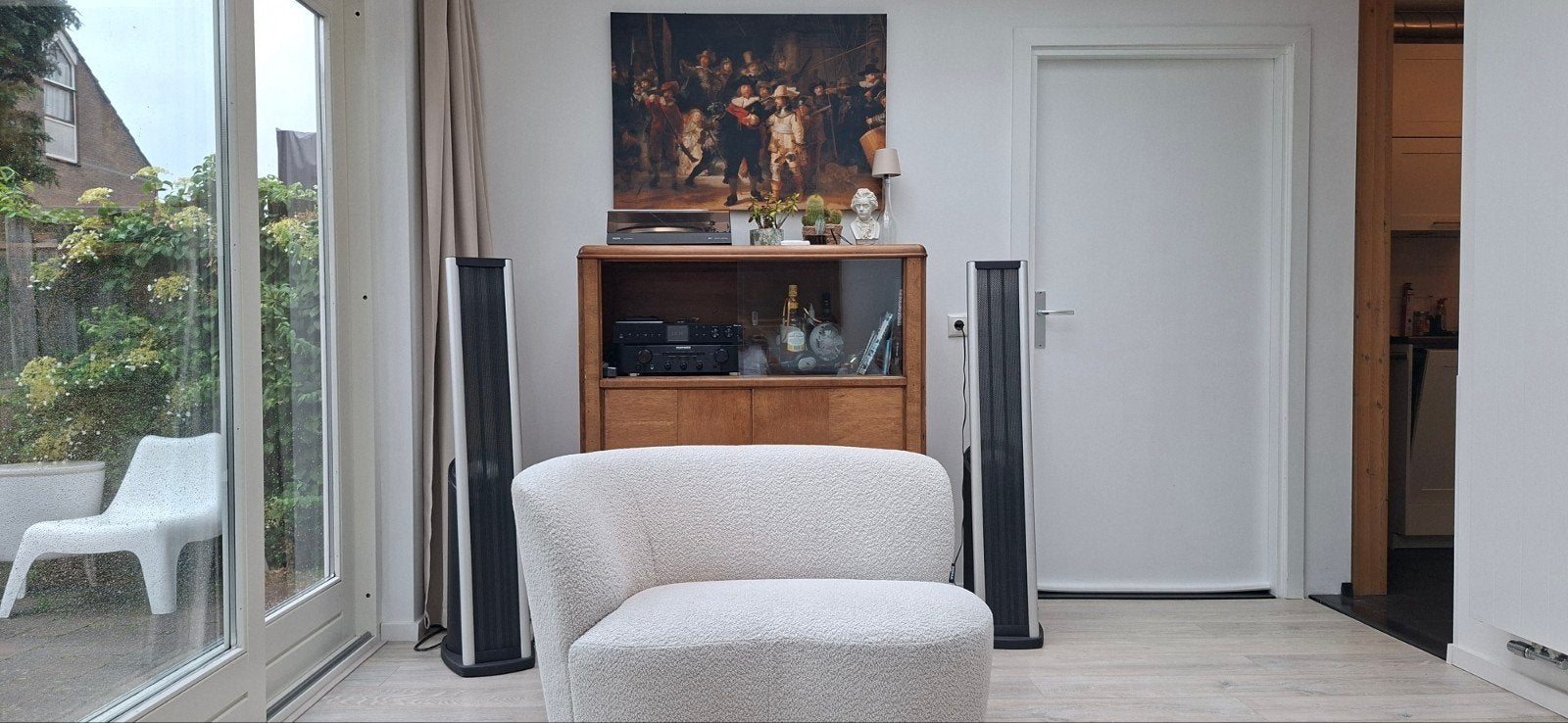 Final 0.3 Hybride Elektrostaten - High-End Geluid, Gebruikt, 120 watt of meer, Front, Rear of Stereo speakers, Ophalen