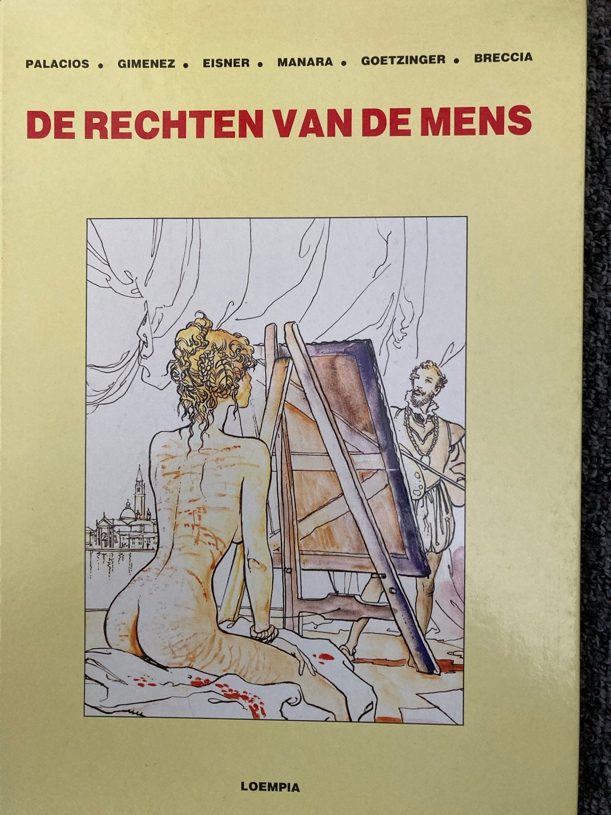 De Rechten van de Mens - Stripboek over mensenrechten, Boeken, Stripboeken, Eén stripboek, Ophalen of Verzenden, Gelezen