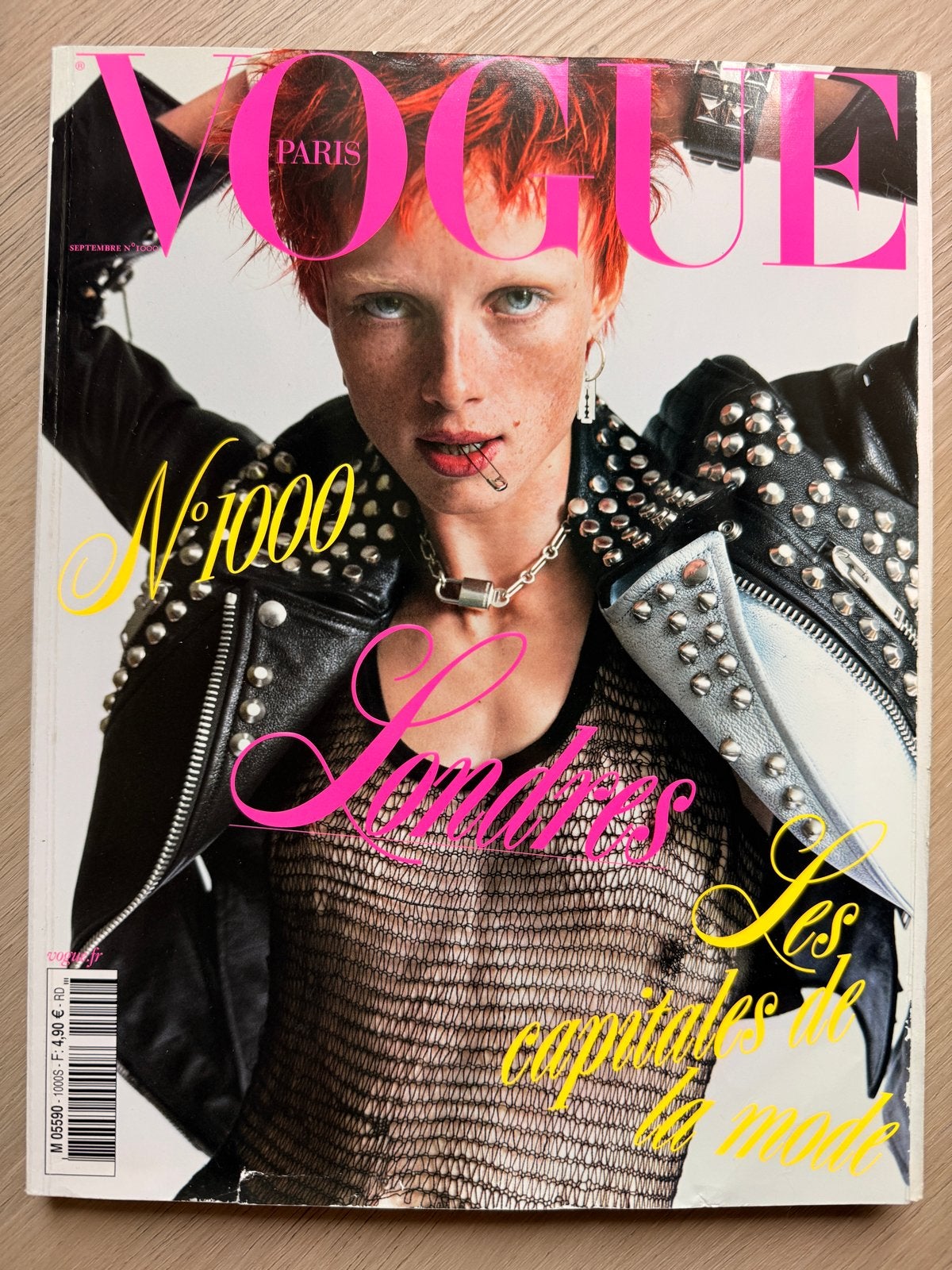 Vogue Paris N1000 September 2019  Rianne van Rompaey, Boeken, Ophalen of Verzenden, Zo goed als nieuw, Glossy