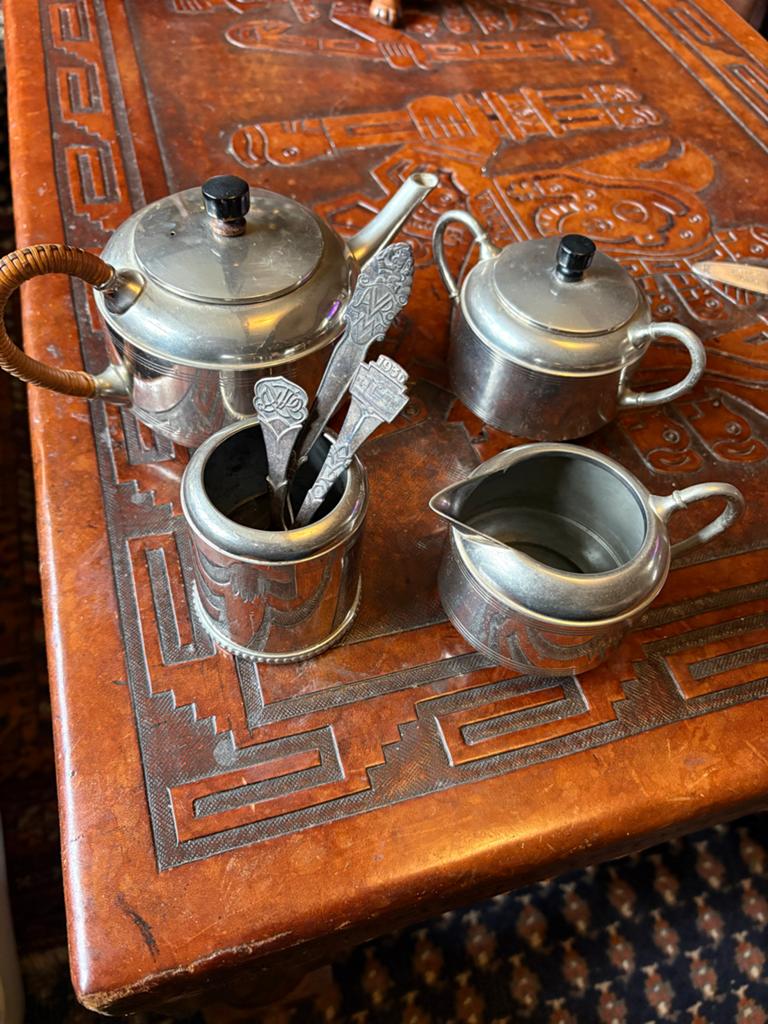 Vintage Thee servies Daalderop Tiel, Antiek en Kunst, Ophalen of Verzenden