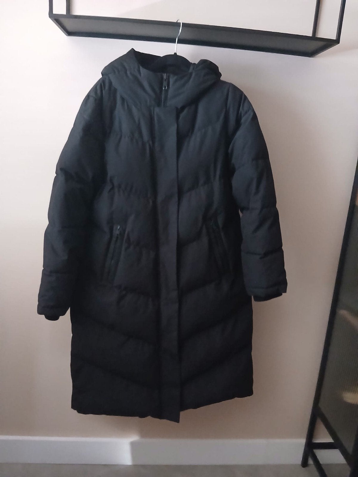 Elvine winterjas / lange parka zwart maat M, Kleding | Dames, Maat 38/40 (M), Zwart, Elvine, Ophalen of Verzenden