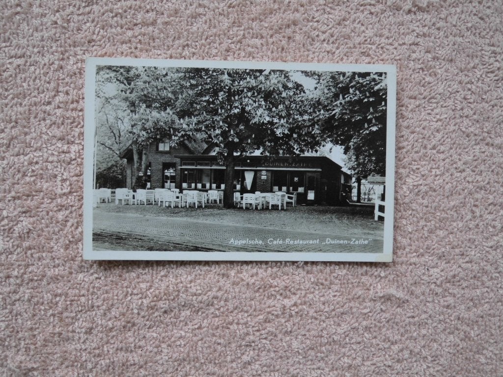 Appelscha, Cafe Rest Duinen-Zathe, Ophalen of Verzenden, 1940 tot 1960, Gelopen, Friesland