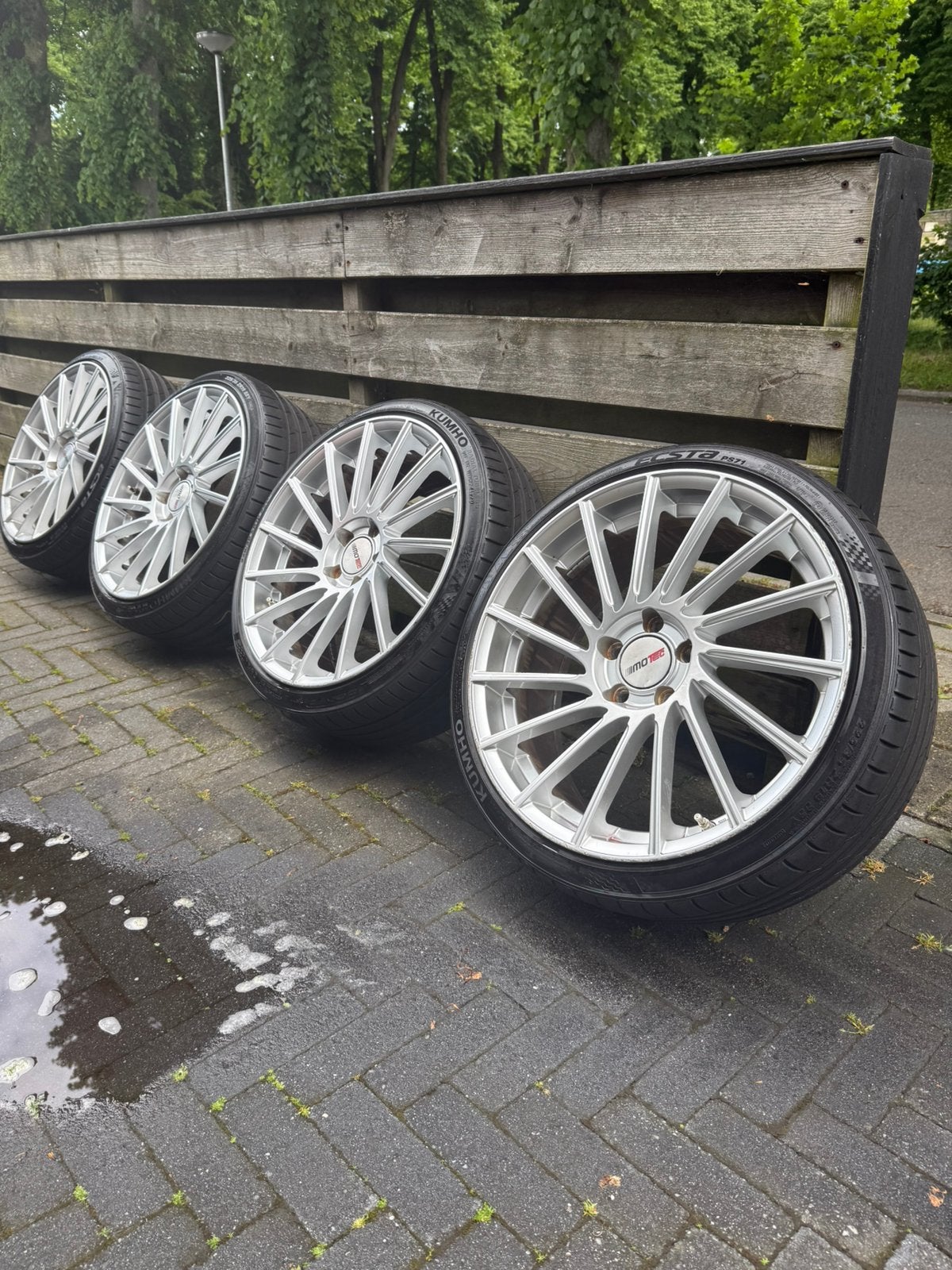 Motec Tornado 19 ich 5x112 velgen met banden, Auto-onderdelen, Banden en Velgen, 19 inch, Ophalen of Verzenden, Band(en), Zomerbanden