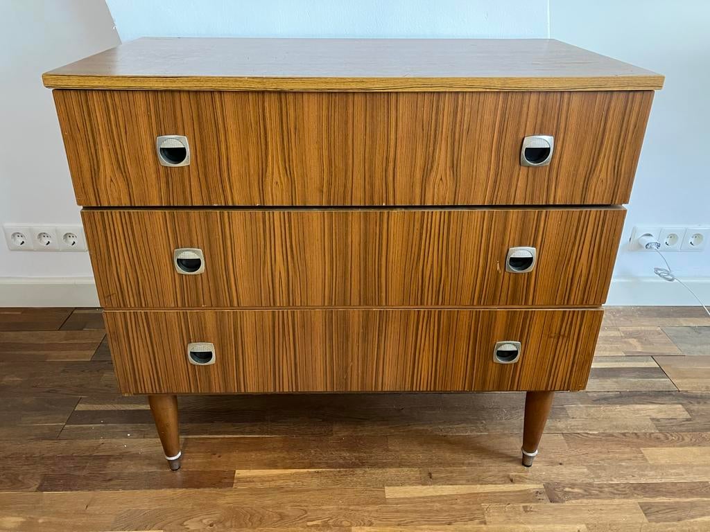 Vintage dressoir/kast, Ophalen, Gebruikt, 100 tot 150 cm, Met lade(s)