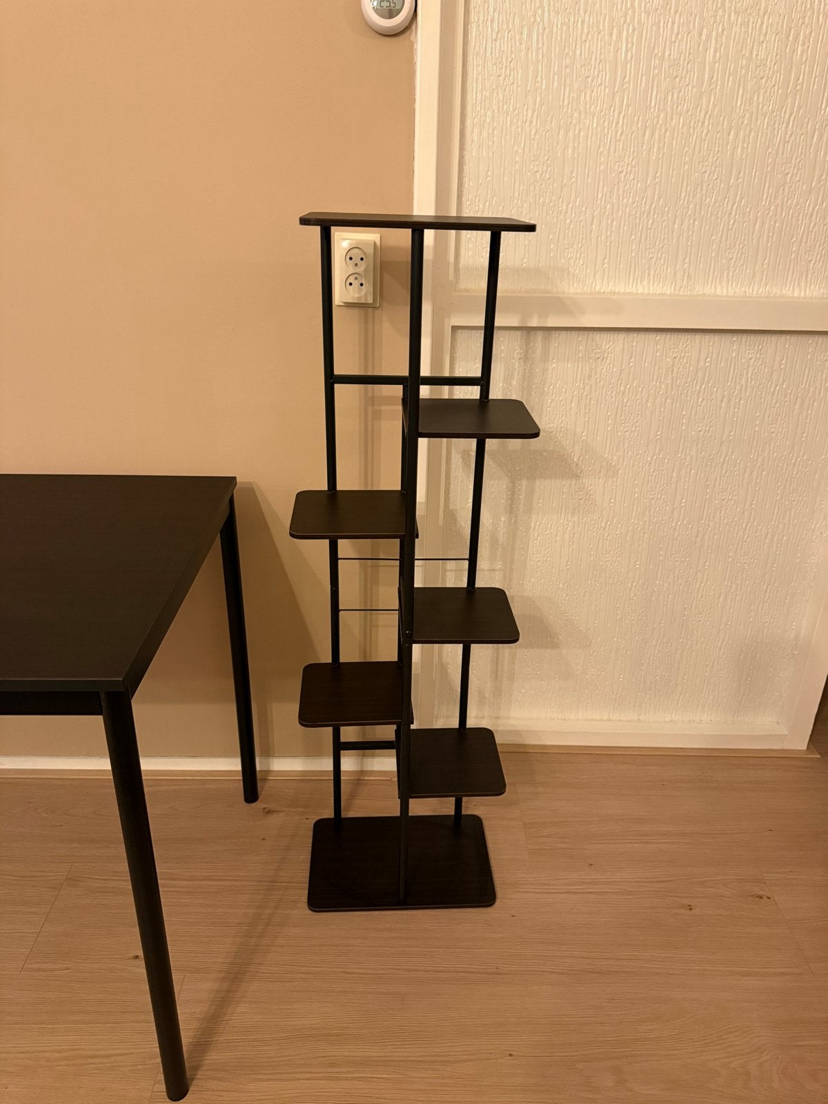 Donkerbruin plantenrek / bloemenrek - 120cm hoog, Ophalen, Zo goed als nieuw