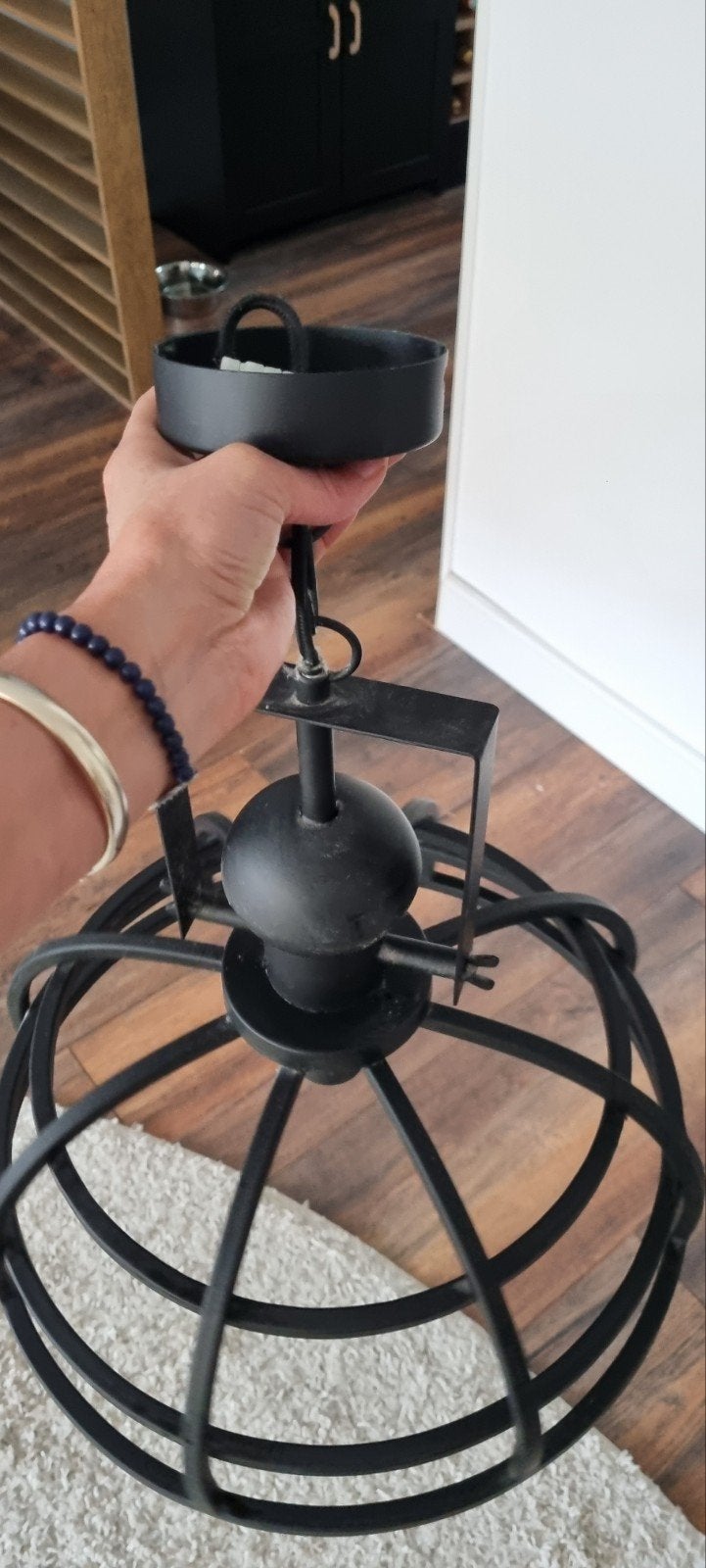 smeedijzeren lamp. Gekocht bij tica., Ophalen of Verzenden