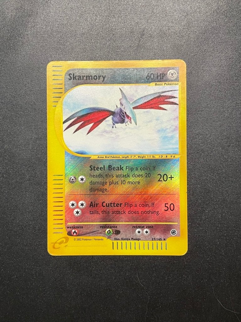 Skormory 27/165 reverse, Expedition base set, Ophalen of Verzenden, Zo goed als nieuw, Losse kaart, Foil