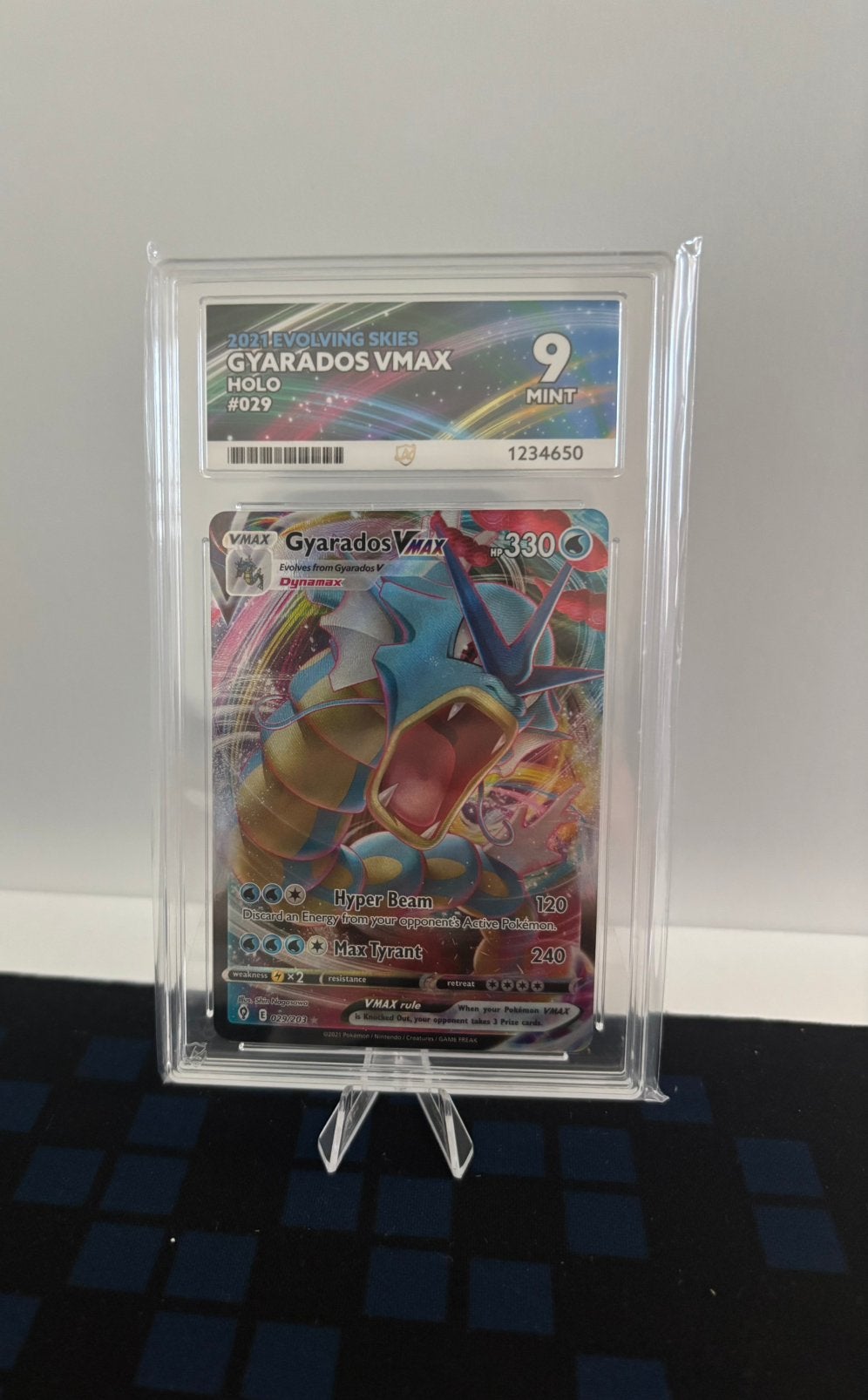 ACE 9 Gyarados Vmax, Ophalen of Verzenden, Zo goed als nieuw