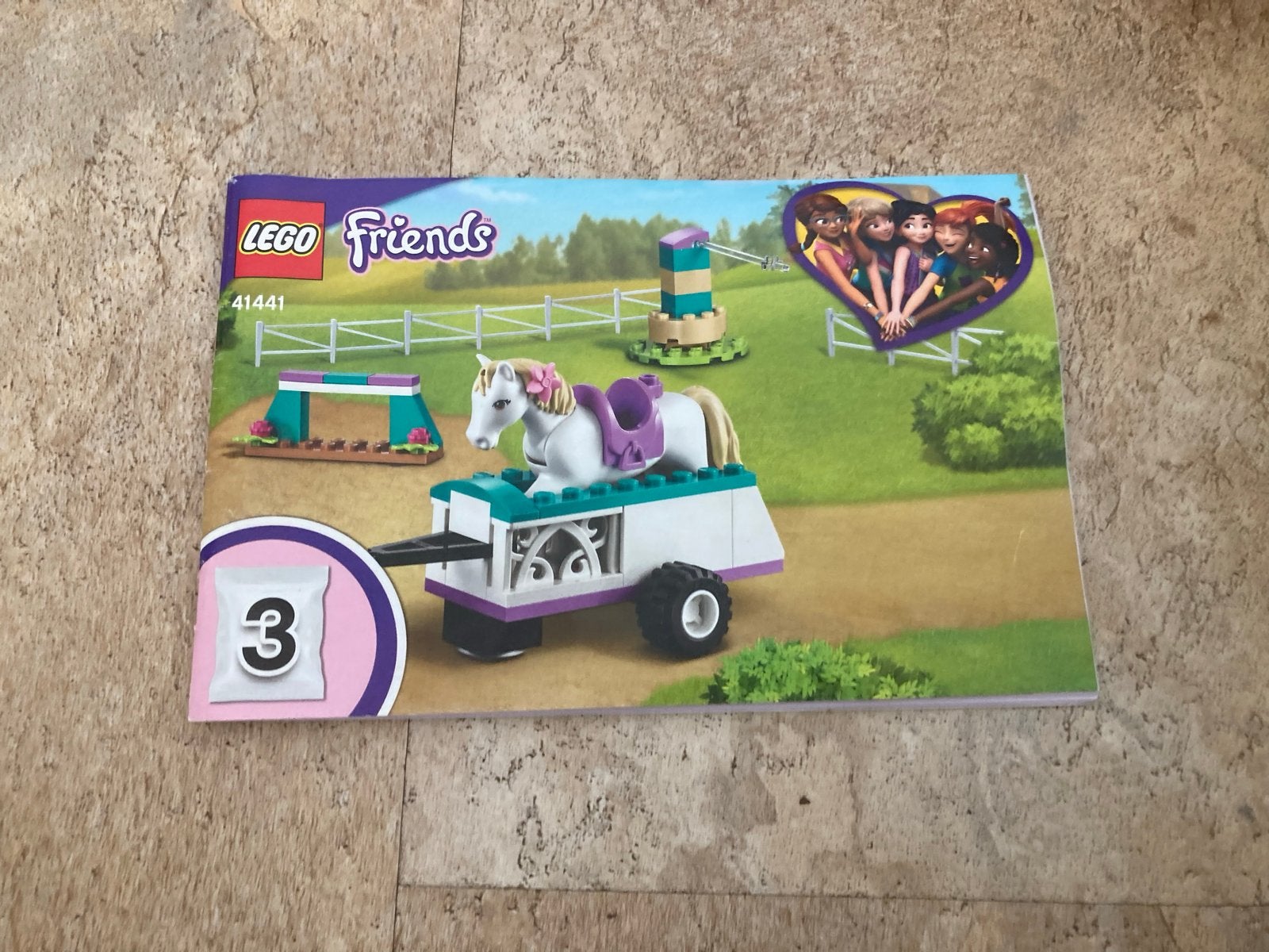 LEGO Friends 41441 Paardentraining en trailer, Ophalen of Verzenden, Zo goed als nieuw, Overige merken