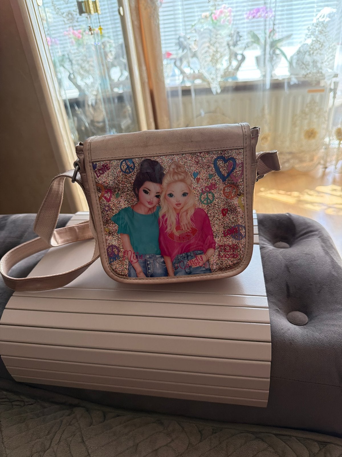 Leuke TopModel schoudertas voor meisjes, Ophalen of Verzenden, Gebruikt
