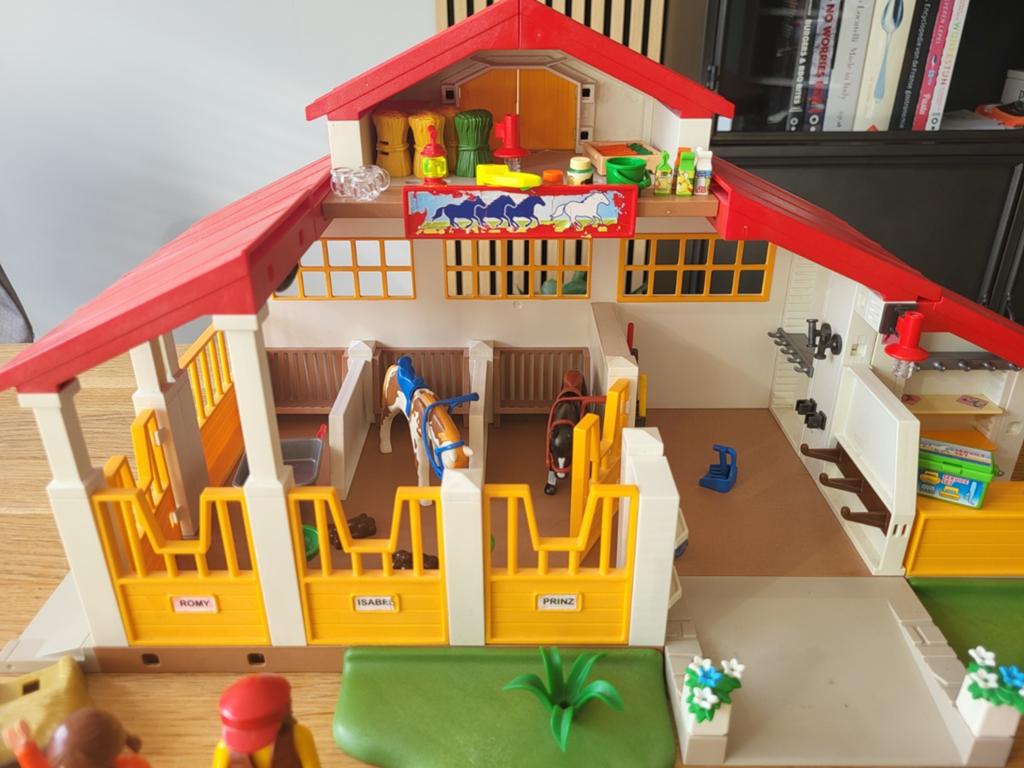 Playmobil Paardenmanege 4190 met extra's, Ophalen of Verzenden
