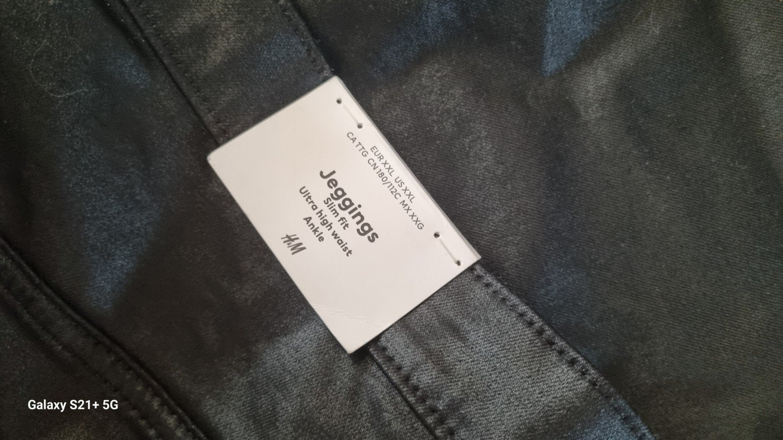 Nieuwe H&M PU Leren Jeggings - Zwart, H&M, Zwart, Maat 46/48 (XL) of groter, Nieuw