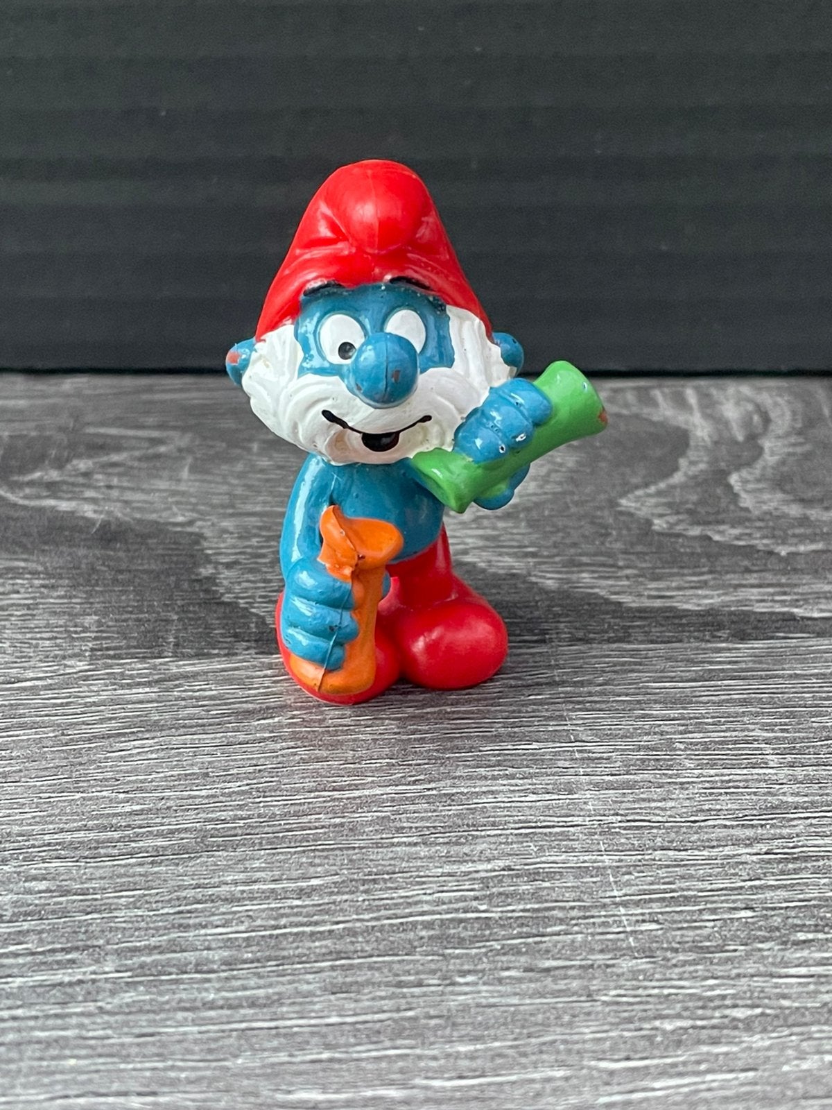 Grote Smurf Figuur - Zeldzaam Verzamelobject, Verzamelen, Ophalen of Verzenden, Gebruikt, Grote Smurf, Poppetje, Figuurtje of Knuffel