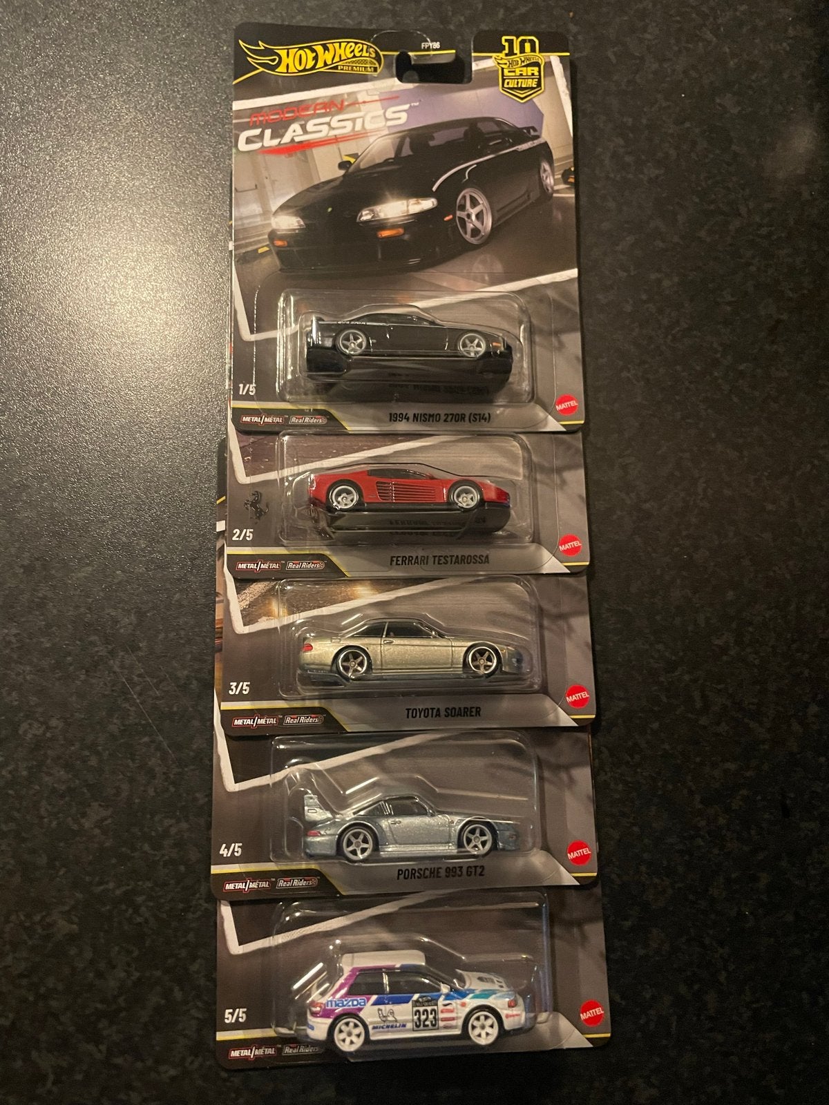 Hot Wheels Modern Classics Set - 5 Premium Auto's, Ophalen of Verzenden, Nieuw