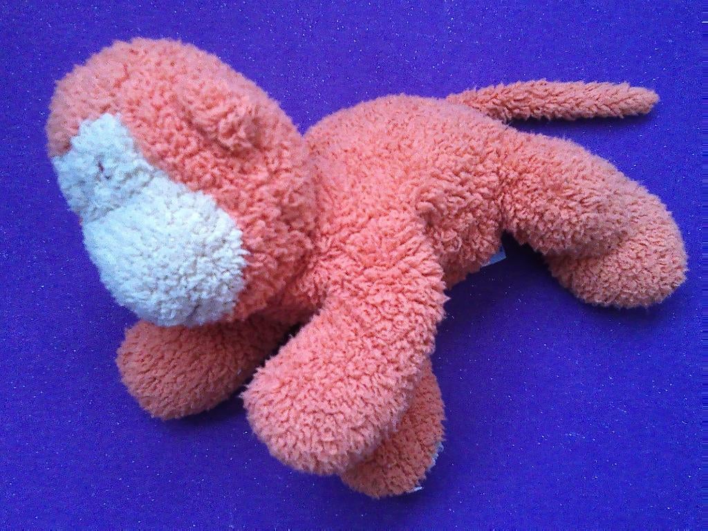 HAPPY HORSE Knuffel AAP DOU DOU SINGE ORANGE 2004 **Nieuw**, Oranje, Happy Horse, Nieuw, Ophalen of Verzenden