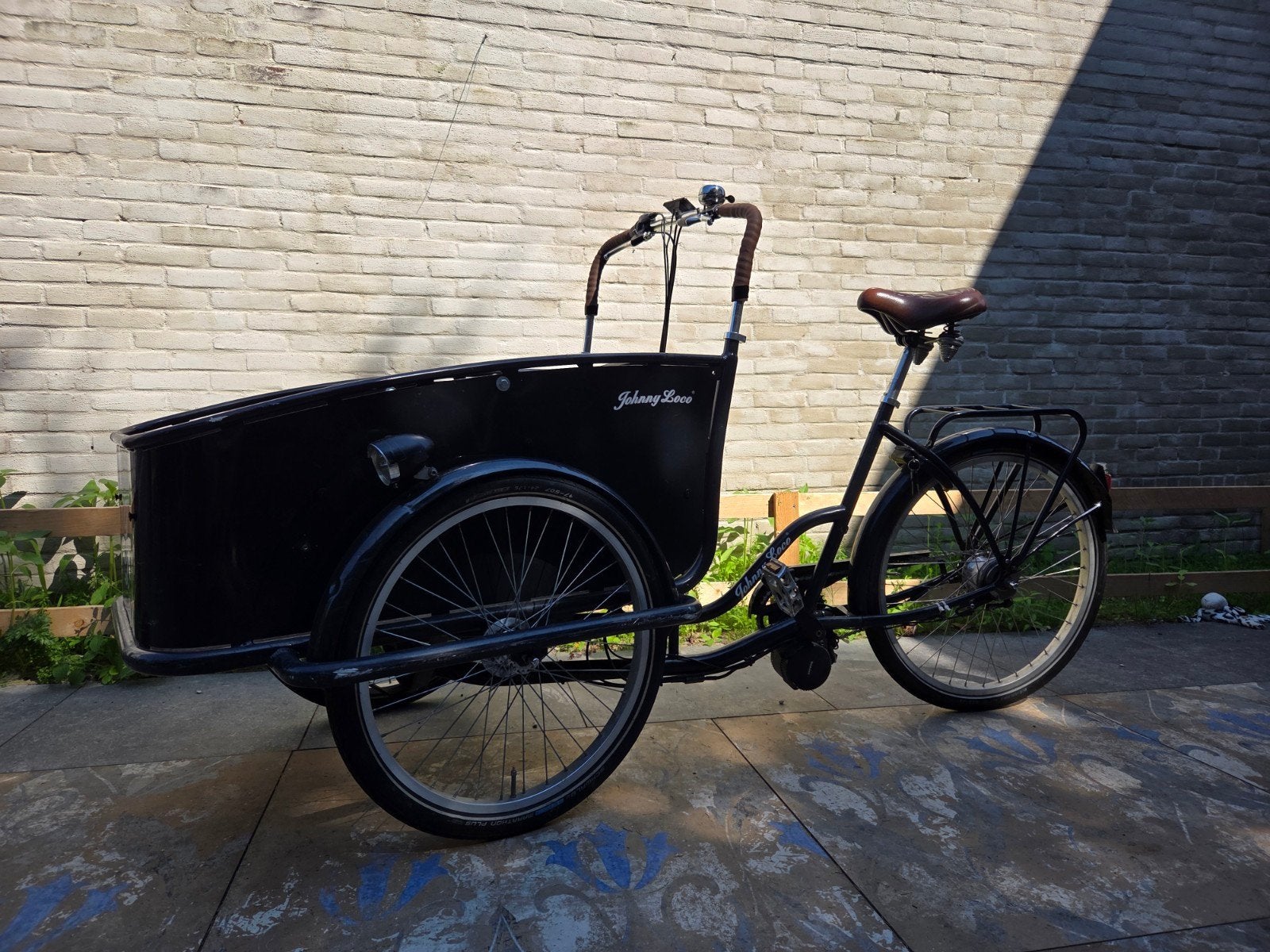 Johnny Loco Bakfiets - Elektrisch 6 versnellingen, Fietsen en Brommers, Fietsen | Bakfietsen, Ophalen, 2 kinderen, Johnny Loco