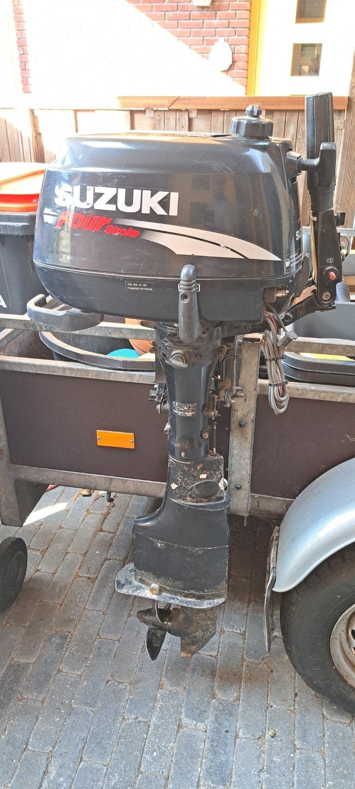 Suzuki DF6 4-takt buitenboordmotor - 6 PK Langstaart, Watersport en Boten, Gebruikt, 5 tot 10 pk, Viertaktmotor, Ophalen of Verzenden