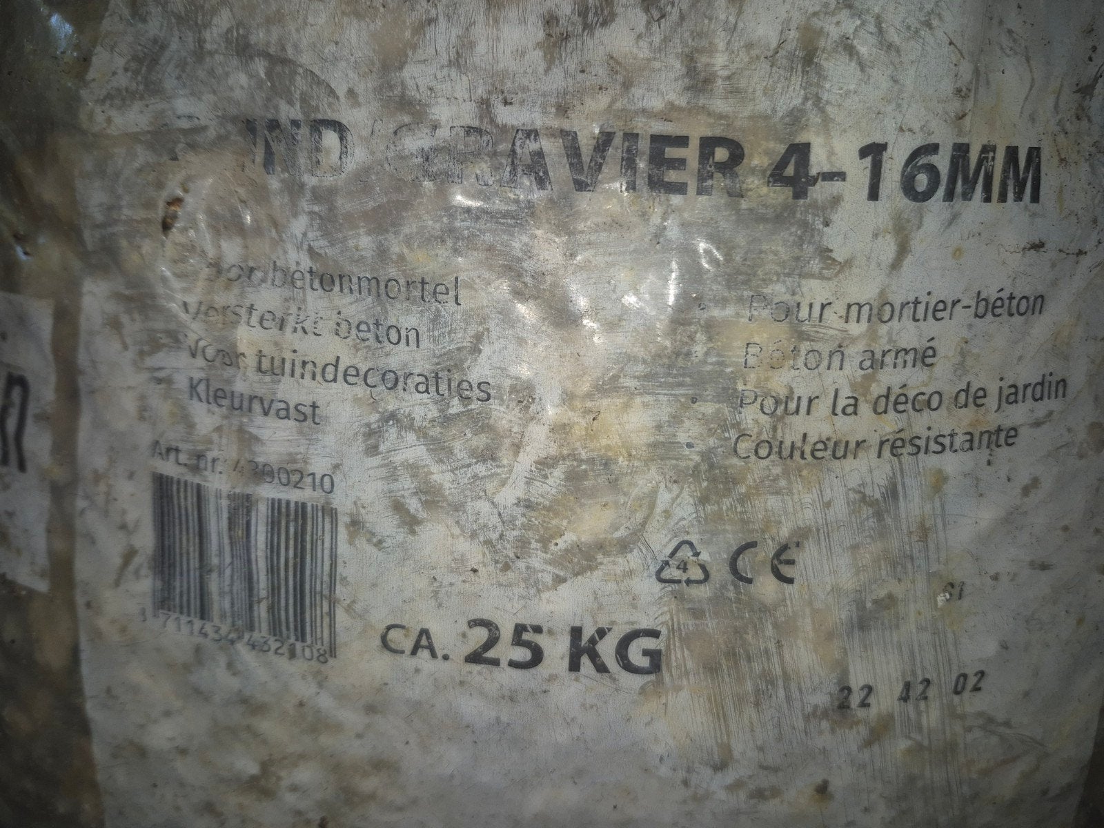stenen 4-16mm 25kg - Grind voor tuin en beton, Ophalen, Nieuw