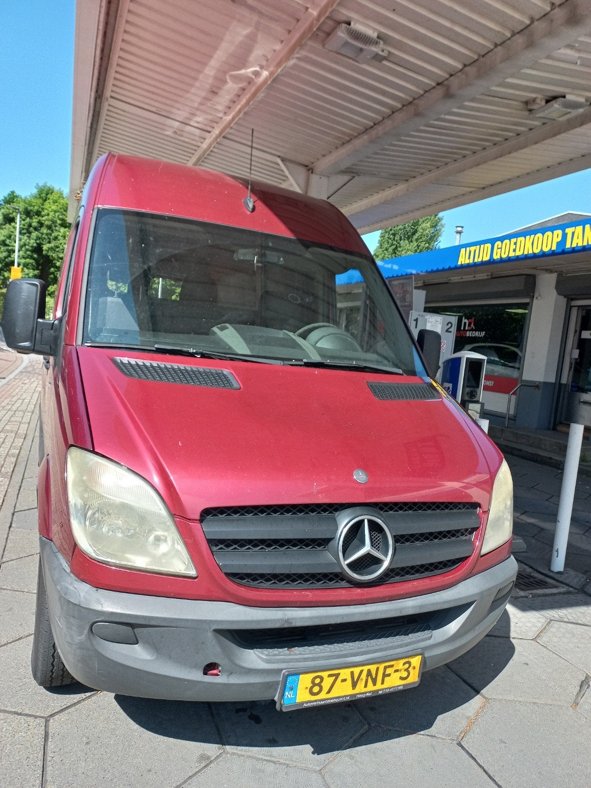 Mercedes-Benz Sprinter 2.1 CDI 213 2008, Auto's, 4 cilinders, Bedrijf, Grijs, Euro 4