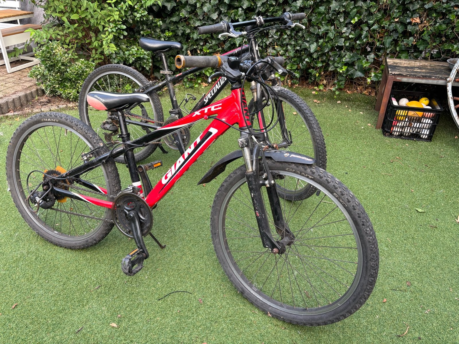 Giant XTC en Specialized Hotrock mountainbikes (opknappers), Fietsen en Brommers, Fietsen | Mountainbikes en ATB, Gebruikt, Hardtail