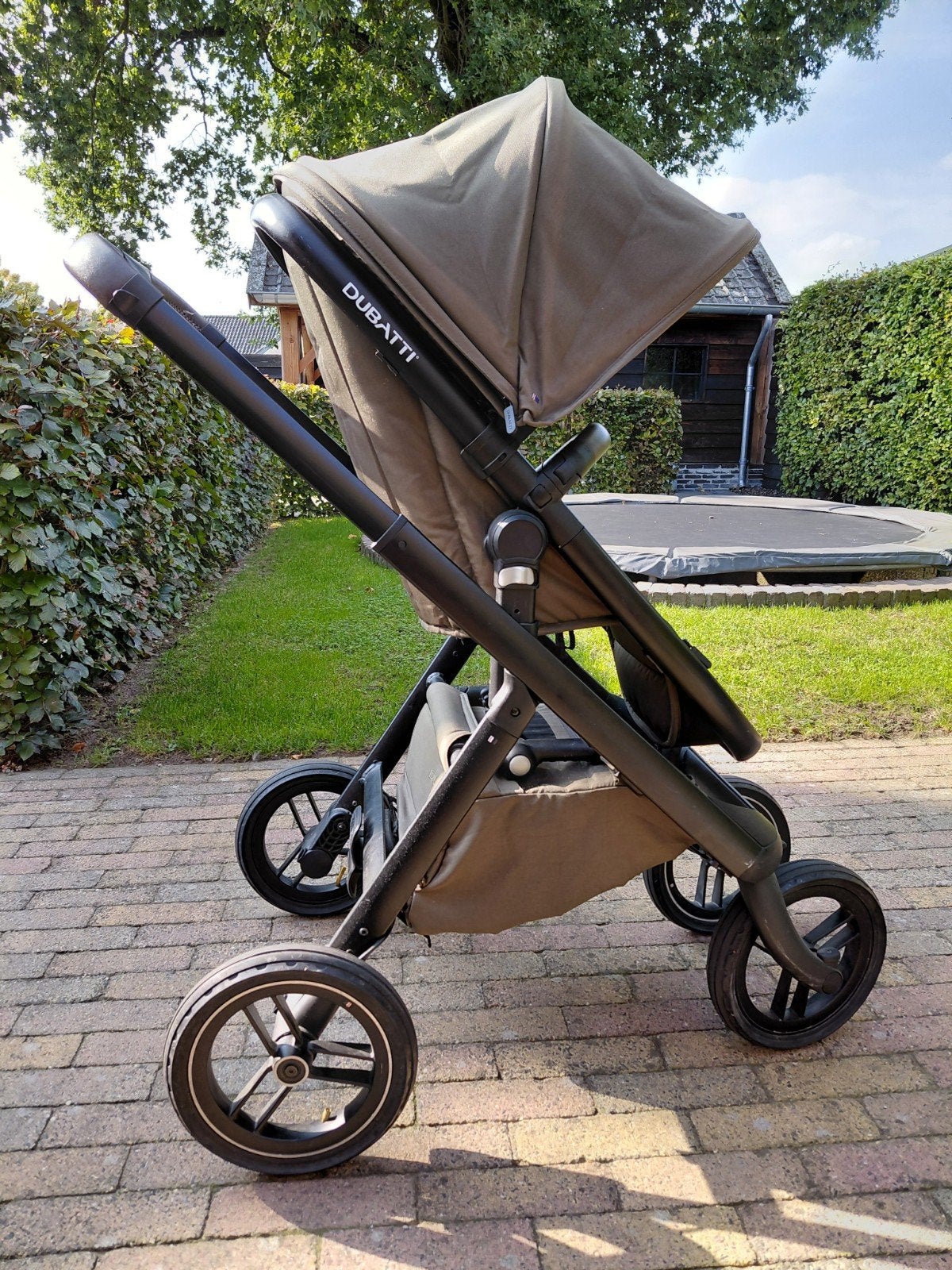 Dubatti kinderwagen, Kinderen en Baby's, Ophalen, Gebruikt, Verstelbare rugleuning