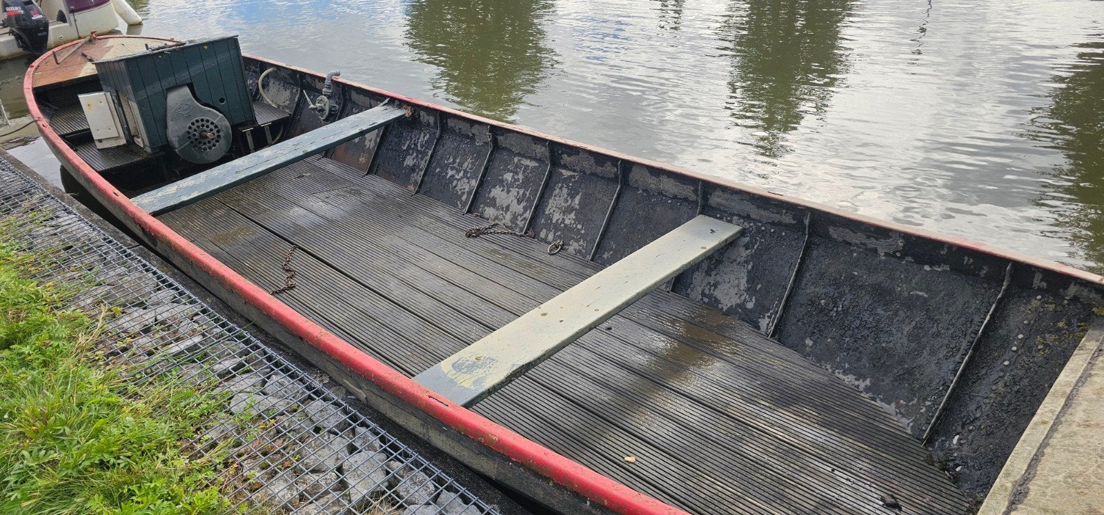 Tuindersvlet (Streker) met Petter dieselmotor, Ophalen of Verzenden, Vlet