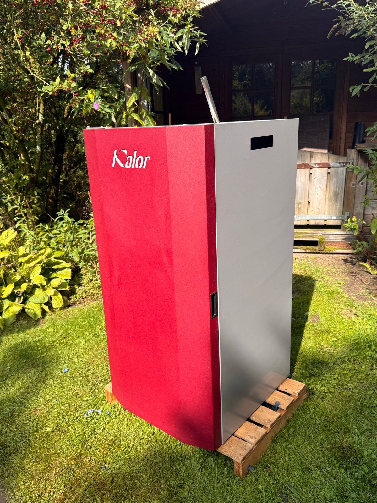 Pelletketel CV Kalor Compact 20kw, Ophalen, Hoog rendement (Hr), Cv-ketel of Combi-ketel, Zo goed als nieuw