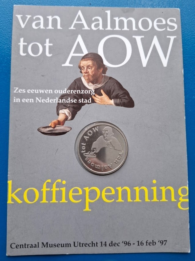 Penning Centraal Museum Utrecht - Koffiepenning 1997, Verzenden, Overige materialen, Nederland
