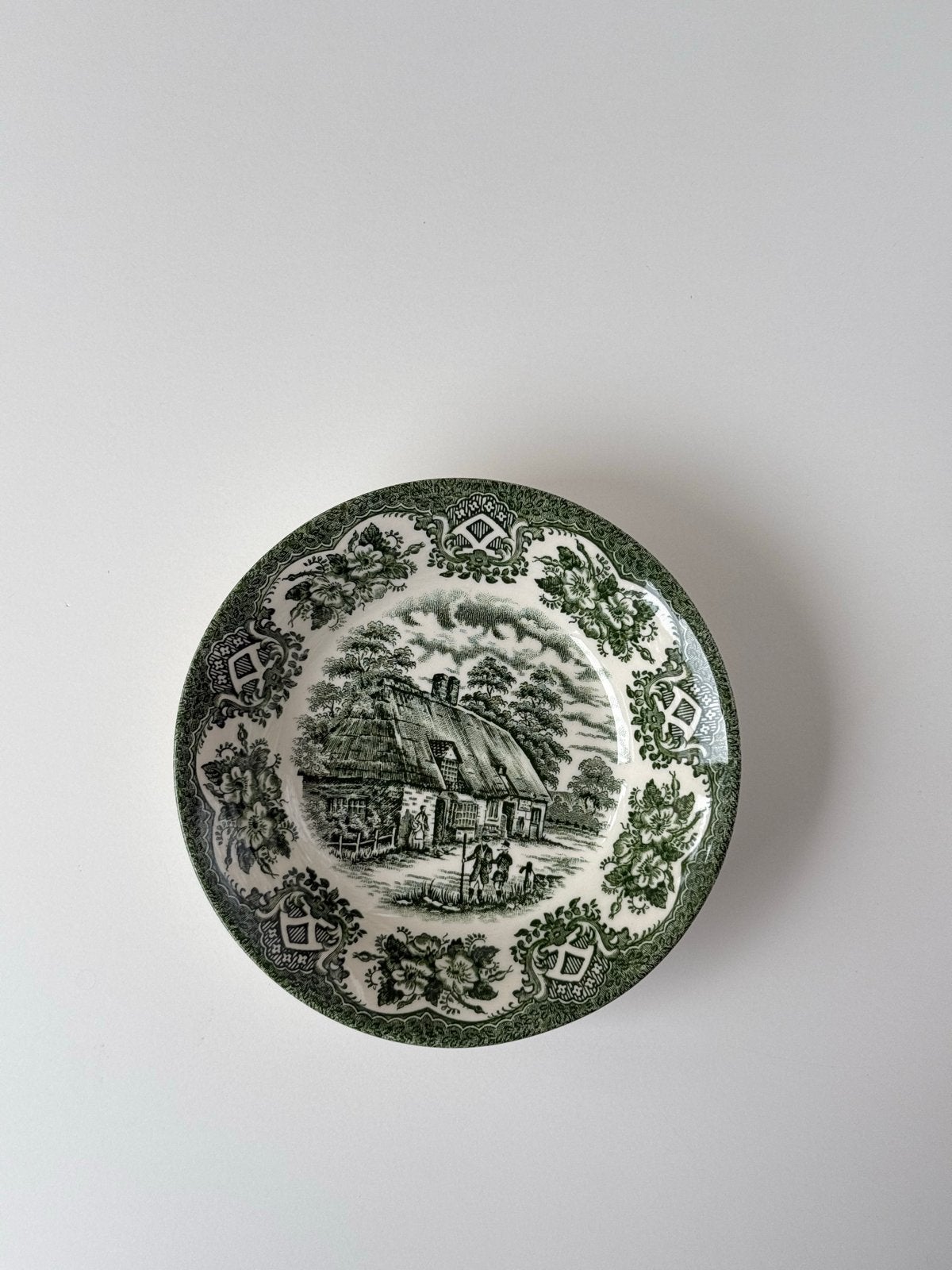 Vintage Engelse Ironstone Tableware diep bord, Ophalen of Verzenden