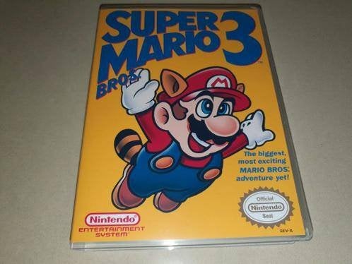 Super Mario Bros. 3 NES Game Case, Spelcomputers en Games, Avontuur en Actie, Verzenden, 1 speler, Zo goed als nieuw
