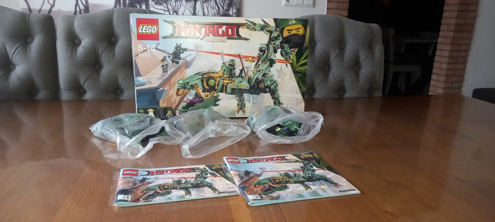 groene draak lego ninjago, Ophalen
