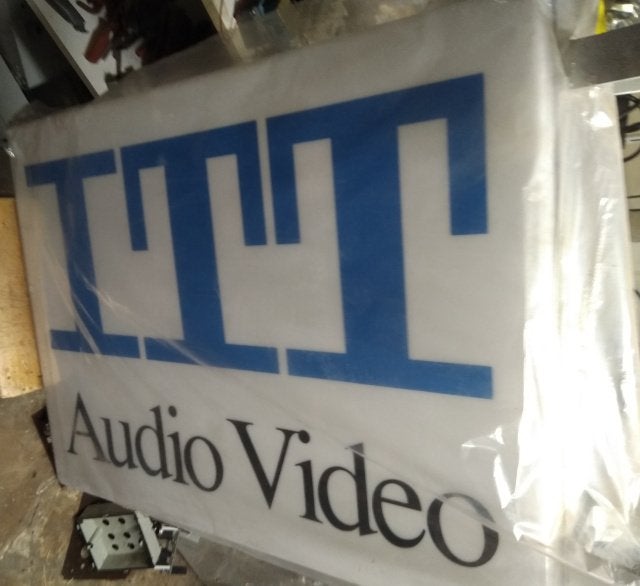 2 verlicht reclameborden ITT audio en video, Ophalen of Verzenden, Nieuw, Reclamebord