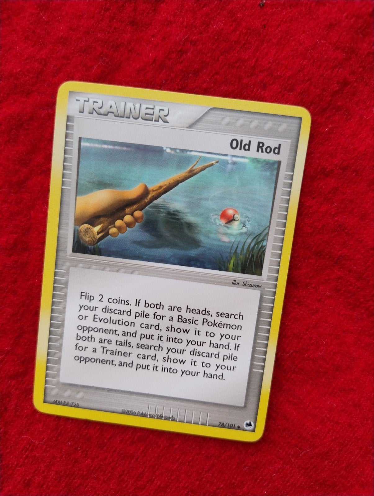 Pokémon Trainer Kaart: Old Rod (78/101), Ophalen of Verzenden