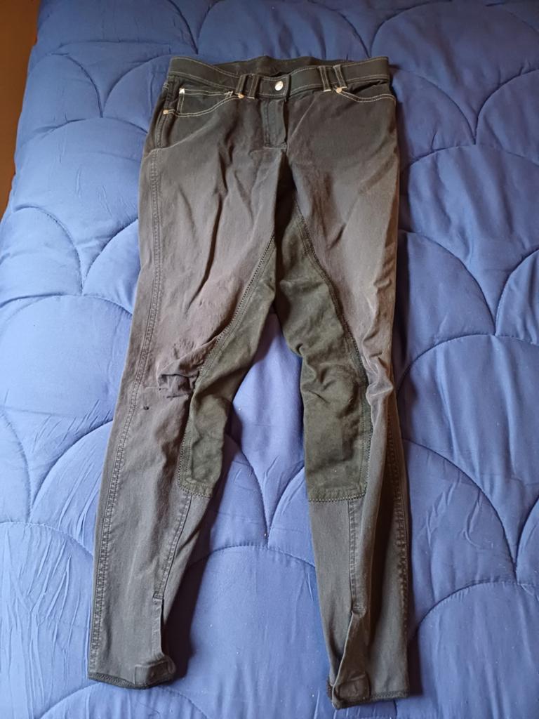 Zwarte rijbroek Euro-Star, Dieren en Toebehoren, Paardrijkleding, Ophalen of Verzenden
