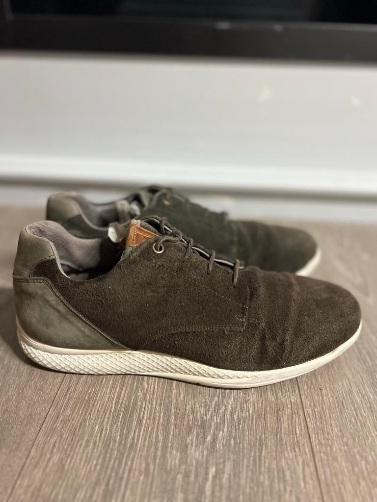 Stijlvolle suède veterschoenen - Maat 44, Ophalen of Verzenden, Gedragen, Bruin, Veterschoenen