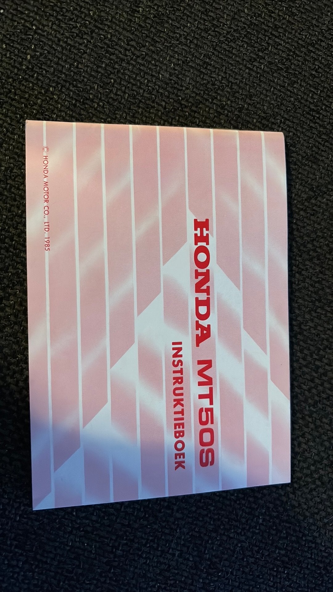 Honda mt50s instruktieboek, Fietsen en Brommers, Ophalen of Verzenden, Zo goed als nieuw