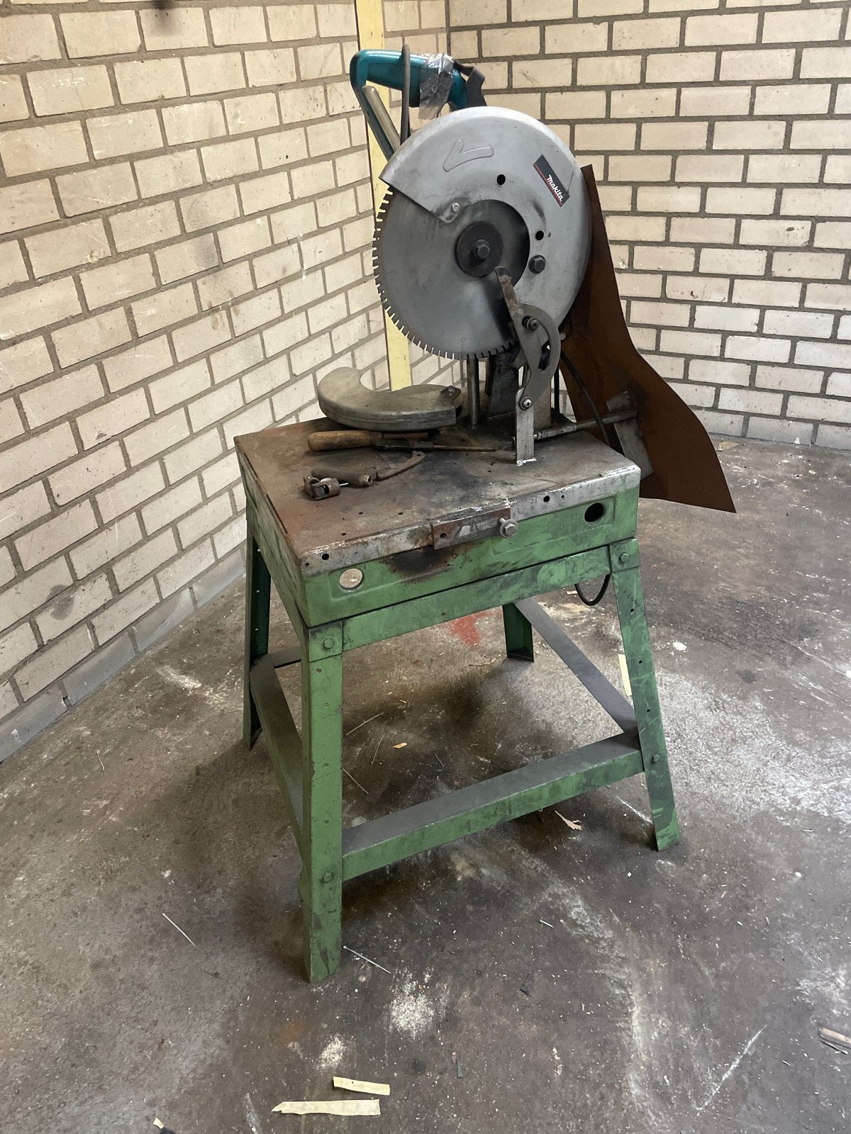 Makita LC1230 Afkortzaag - Krachtige Metaalzaag, Ophalen, Gebruikt, 70 mm of meer, Afkortzaag