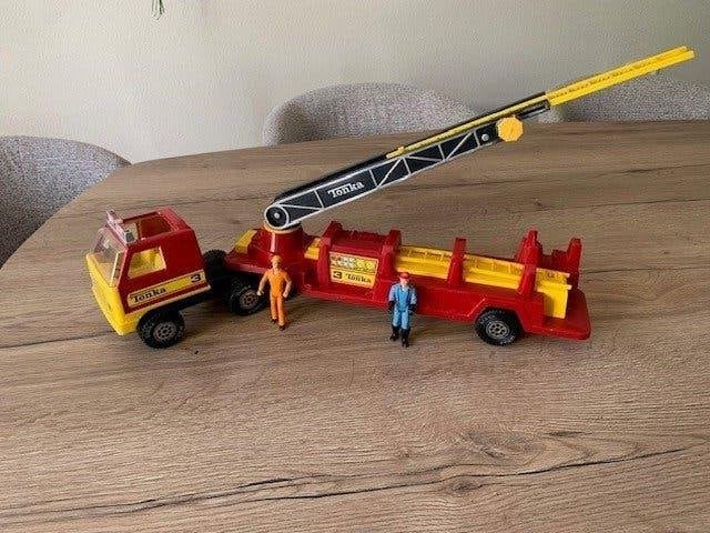 Vintage Tonka brandweerwagen uit 1978, Ophalen of Verzenden
