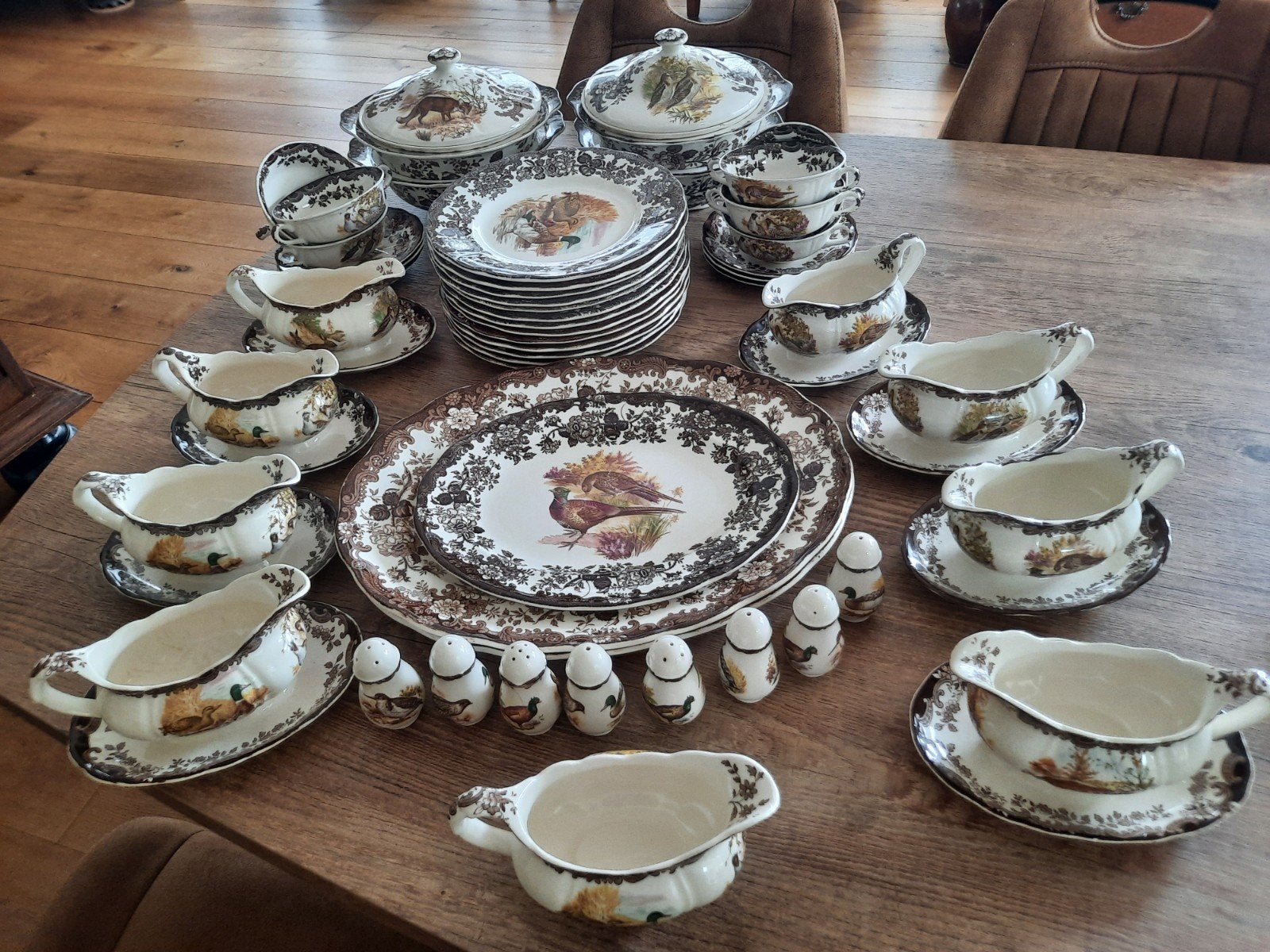 The Royal Worcester Palissy game oud Engels jachtservies, Ophalen of Verzenden, Zo goed als nieuw, Overige stijlen
