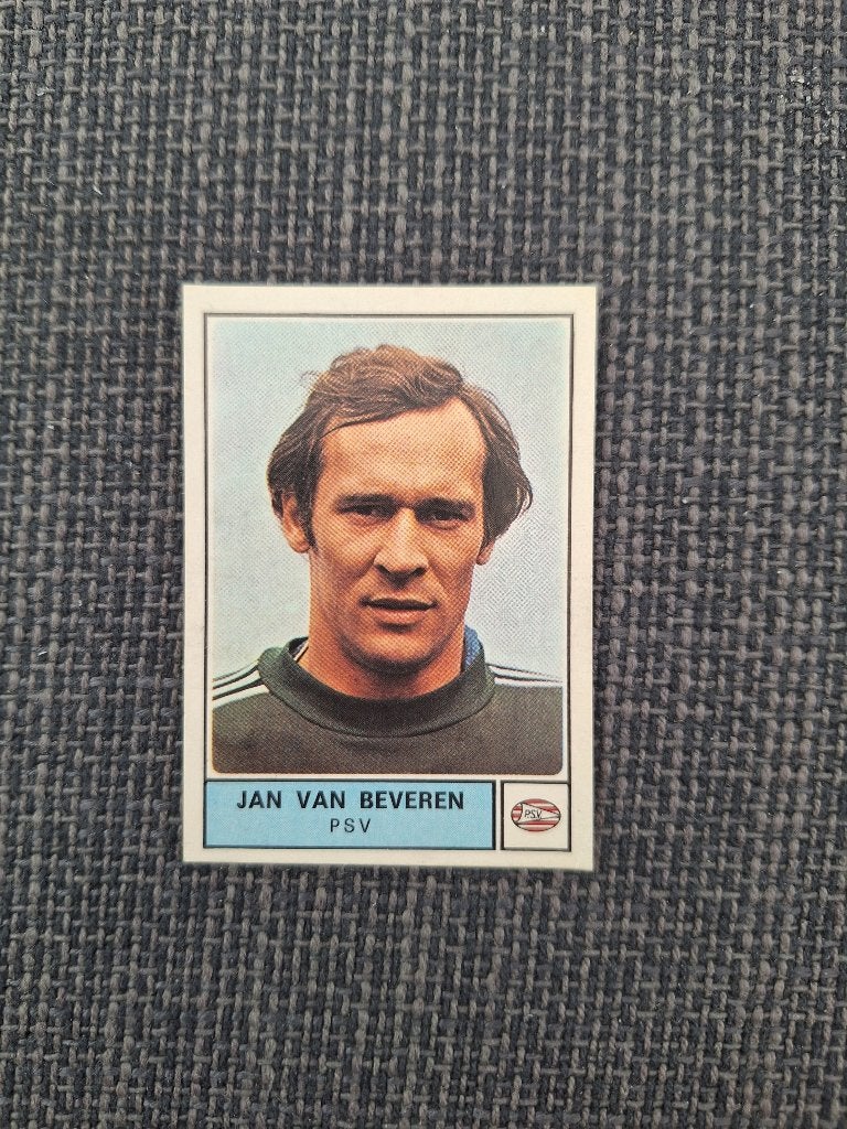 Panini Voetbal 78 Van Beveren PSV, Ophalen of Verzenden, Zo goed als nieuw, PSV, Poster, Plaatje of Sticker
