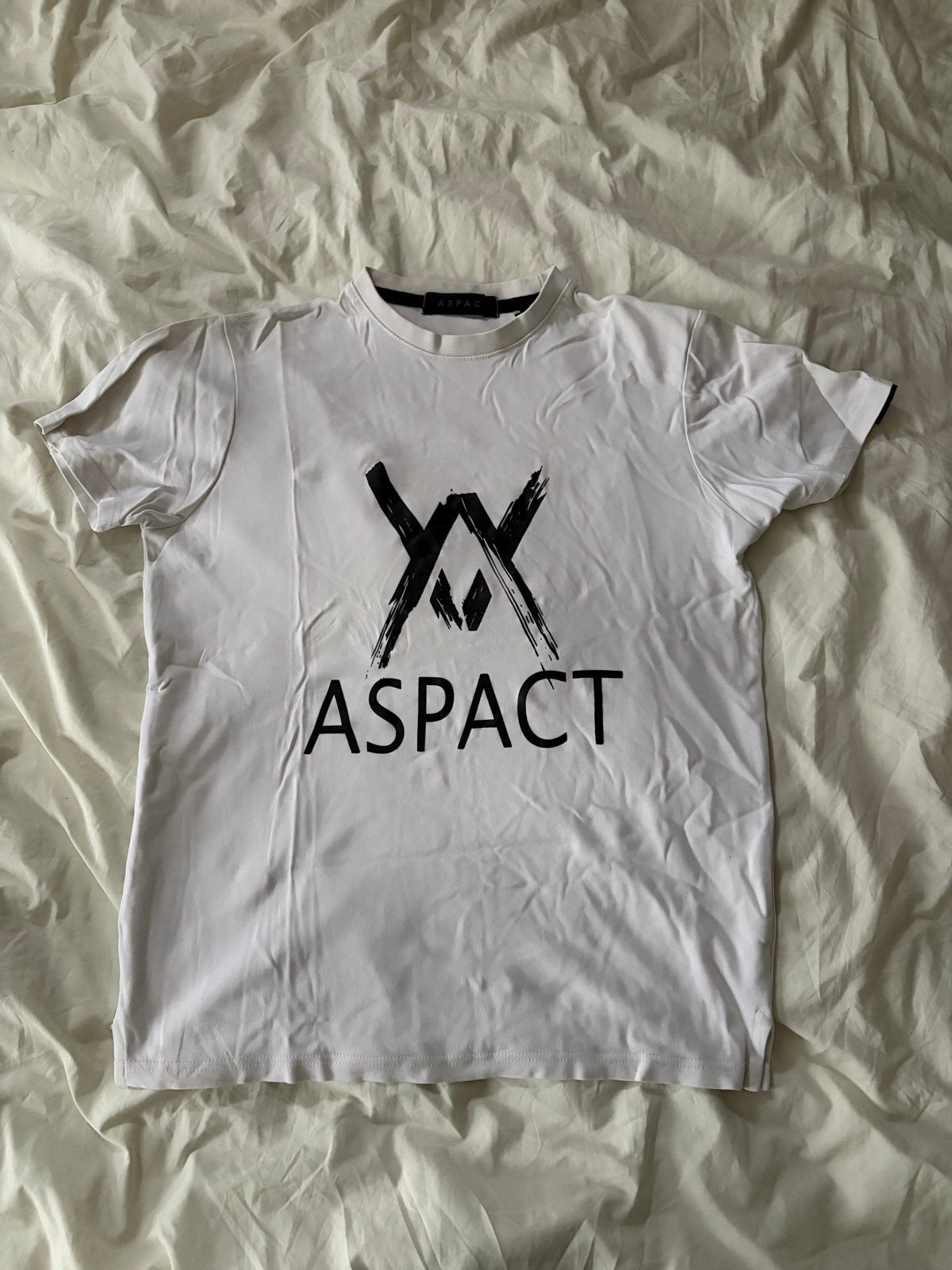 Aspact wit T-shirt - Maat S, Ophalen of Verzenden, Gedragen, Maat 46 (S) of kleiner, Wit