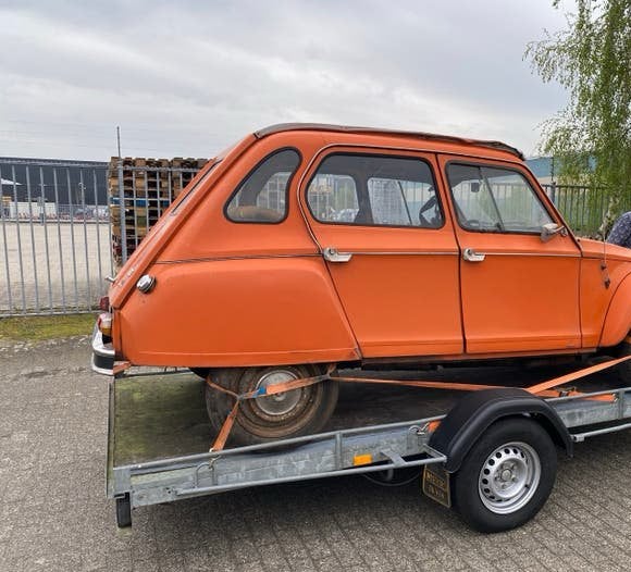 2cv dyane donor met wheels chassis, Auto-onderdelen, Ophalen, Gebruikt, Citroën