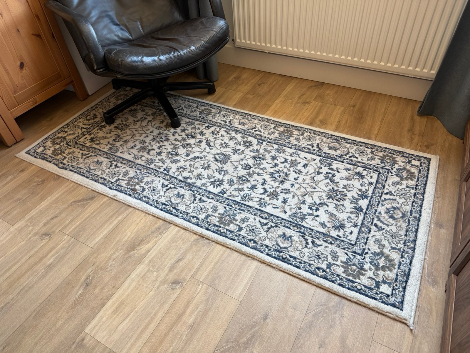 Vallöby 80x180 vloerkleed, Huis en Inrichting, Ophalen, 50 tot 100 cm, Blauw, 150 tot 200 cm