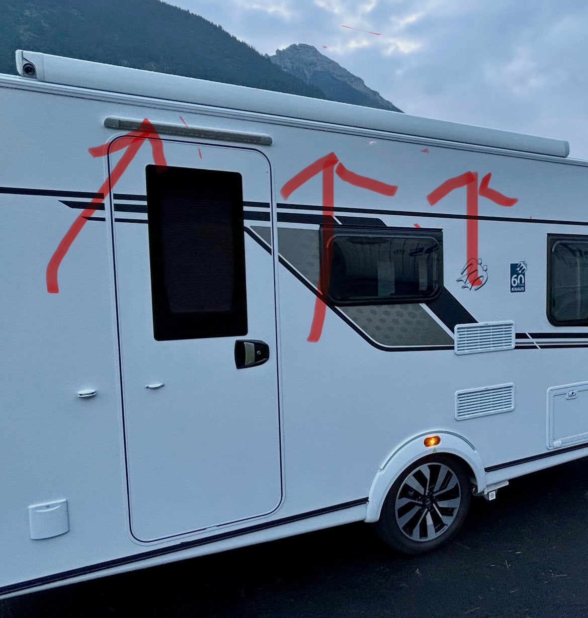 Thule dakluifel 6300 3 meter wit/mystic grey, Ophalen, Zo goed als nieuw