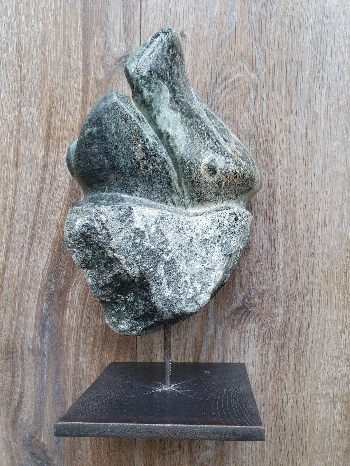 Beeldhouwwerk kunstobject "Vlam", Antiek en Kunst, Verzenden